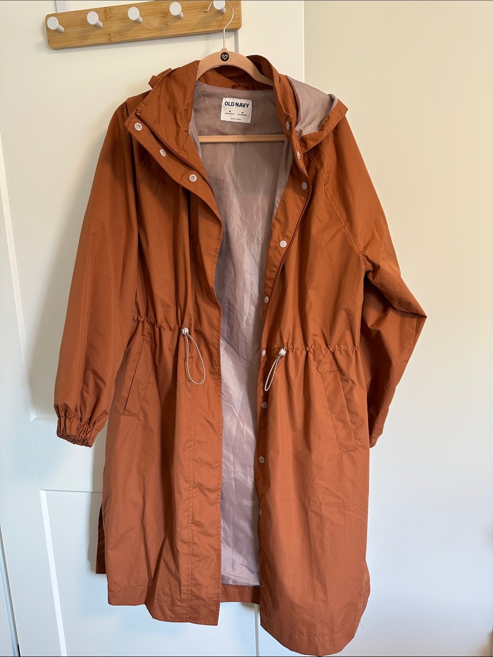 Old Navy Rust Hooded Jacket